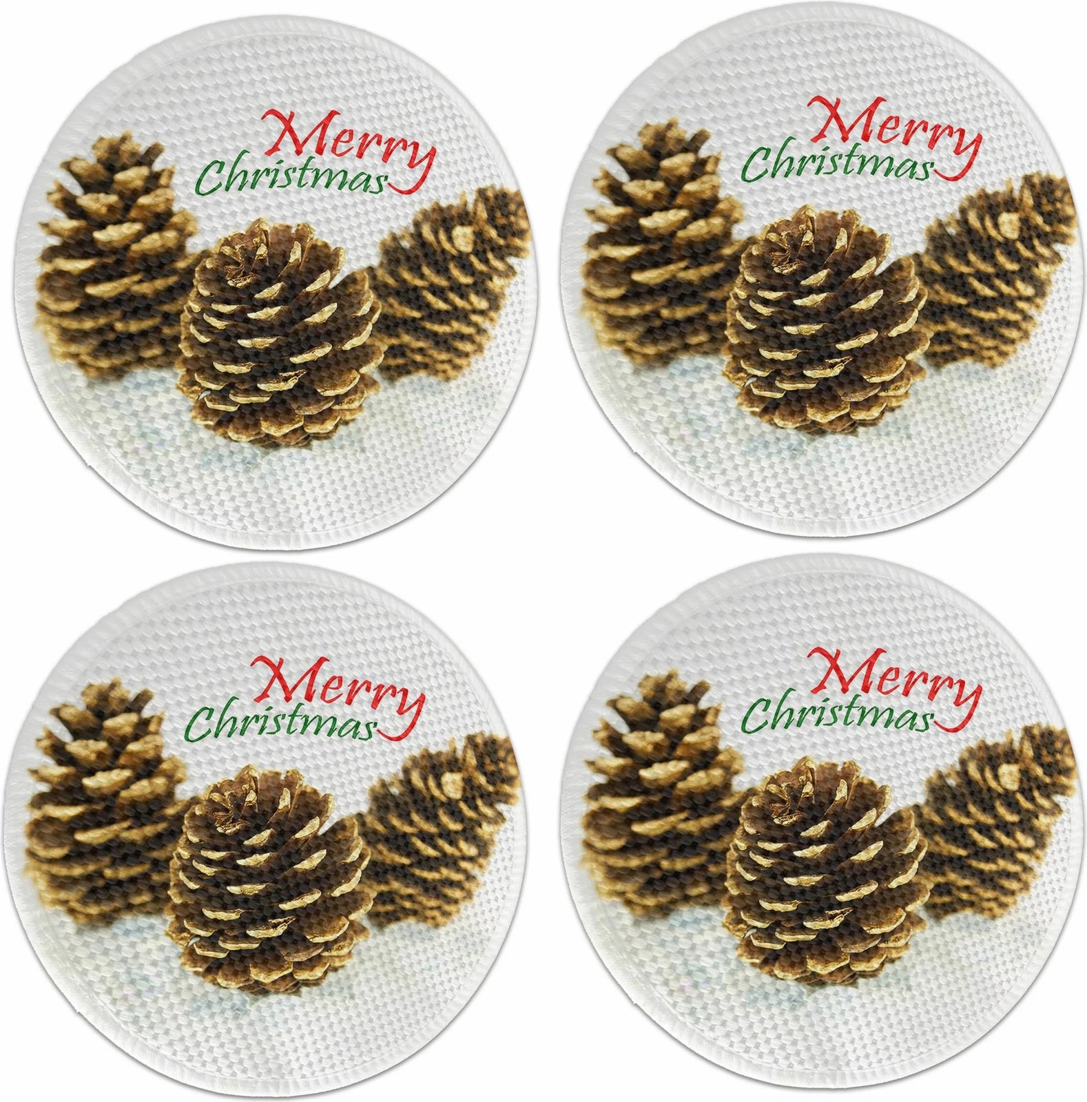 Nënshtrues tavoline, shumëngjyrësh, Hermia Concept, 4 copë, 37cm