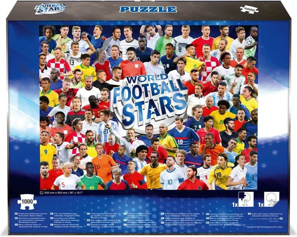 Puzzle Winning Moves World Football Stars 1000 pjesë