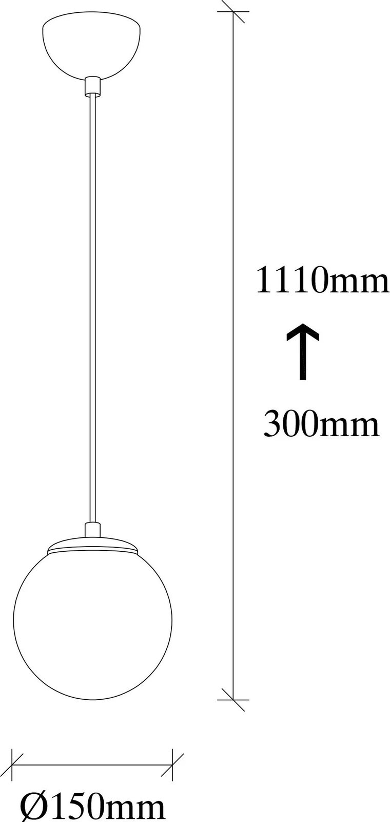 Llambë tavani Opviq, Üzüm - 4432, e zezë dhe e bardhë Llambë tavani Opviq, Üzüm - 4432, e zezë dhe e bardhë