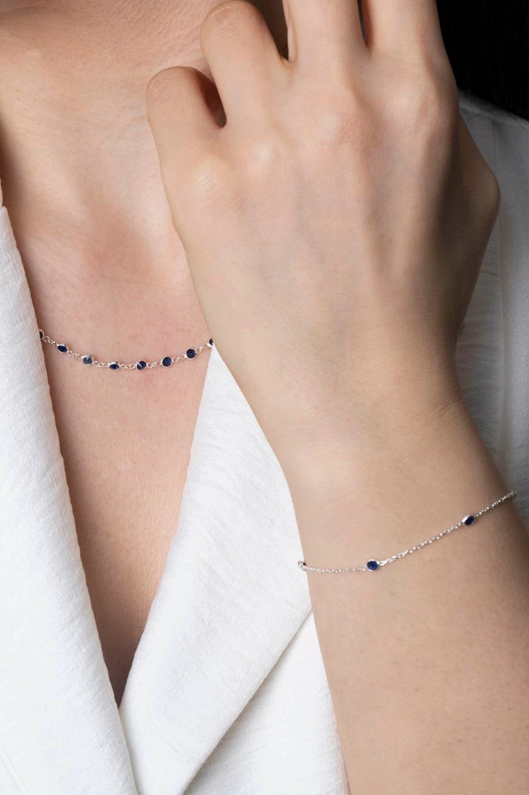 Set varëse dhe vathë argjendi Jumeon, TFNY65230, ngjyrë kaltër e errët