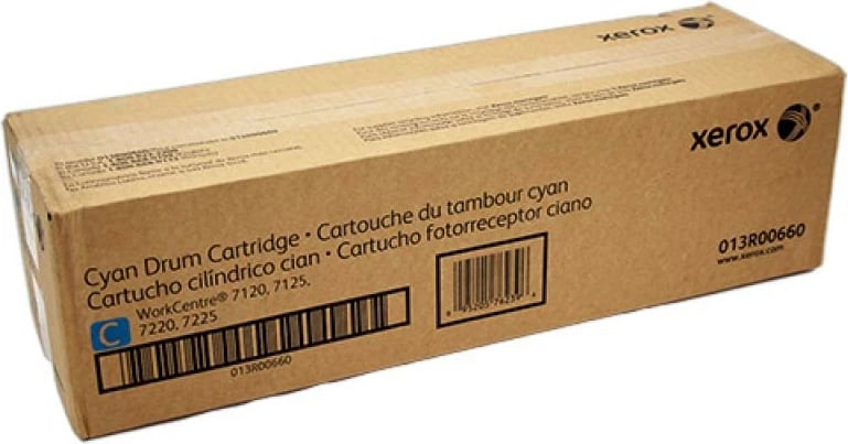 Drum imazhi, Xerox, 013R00660, për WorkCentre 7120/7125/7220/7225, rendiment deri 43k-150k faqe, cyan