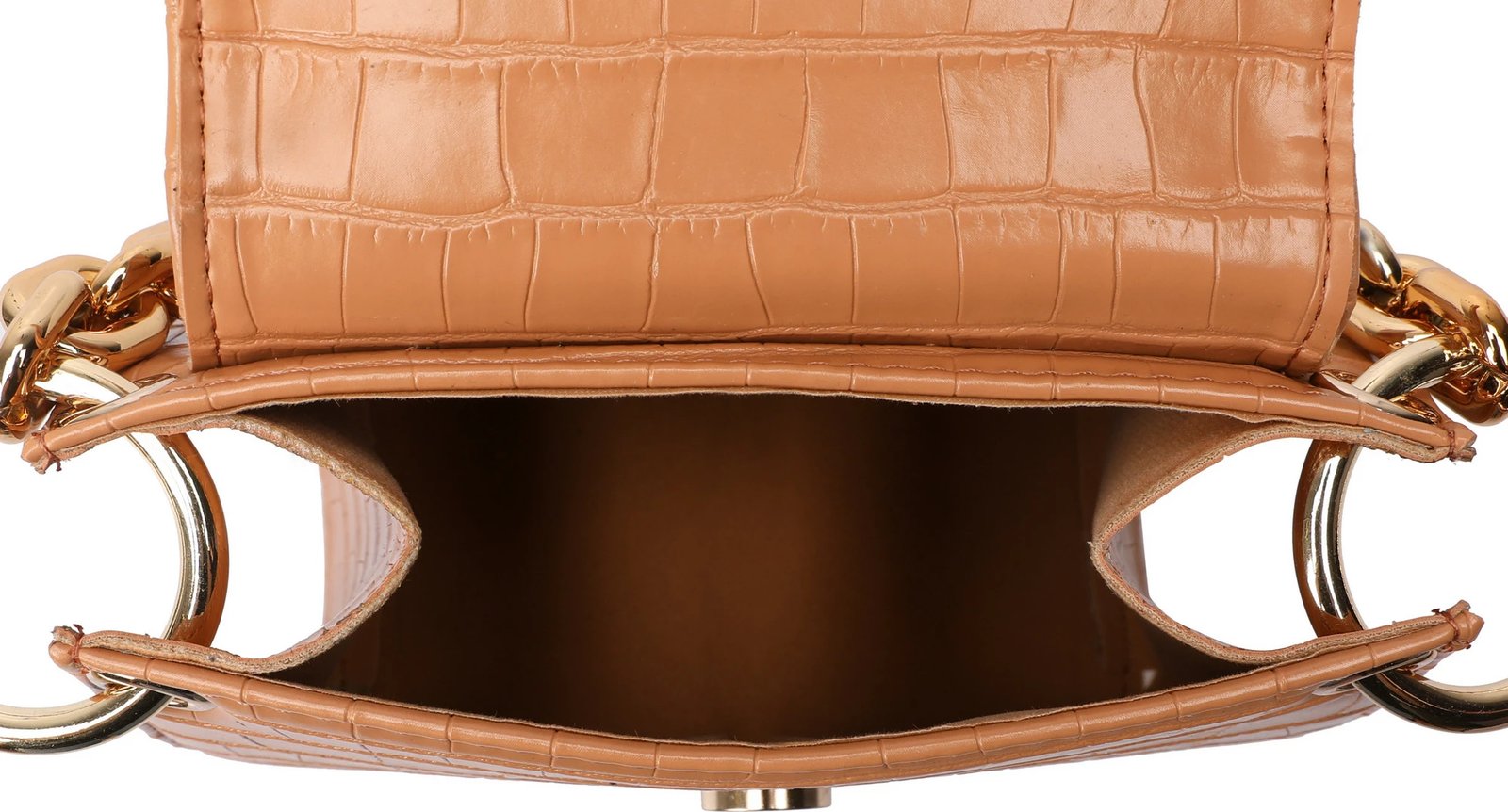 Çantë crossbody Lucky Bees, Croco Tan, 320