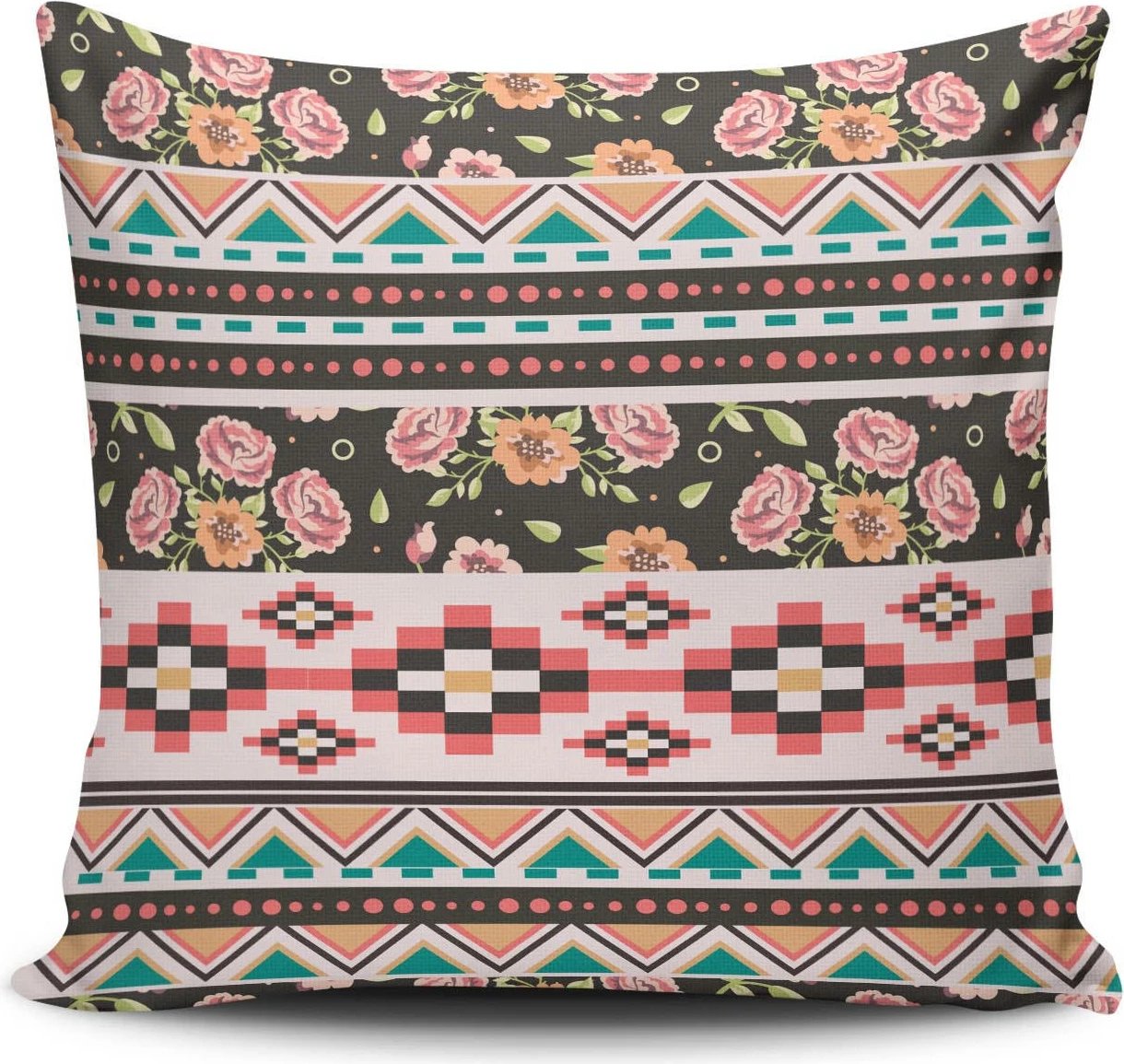 Jastëkëmbulesë Aberto Design, NKLF-189, shumëngjyrëshe, 43x43cm