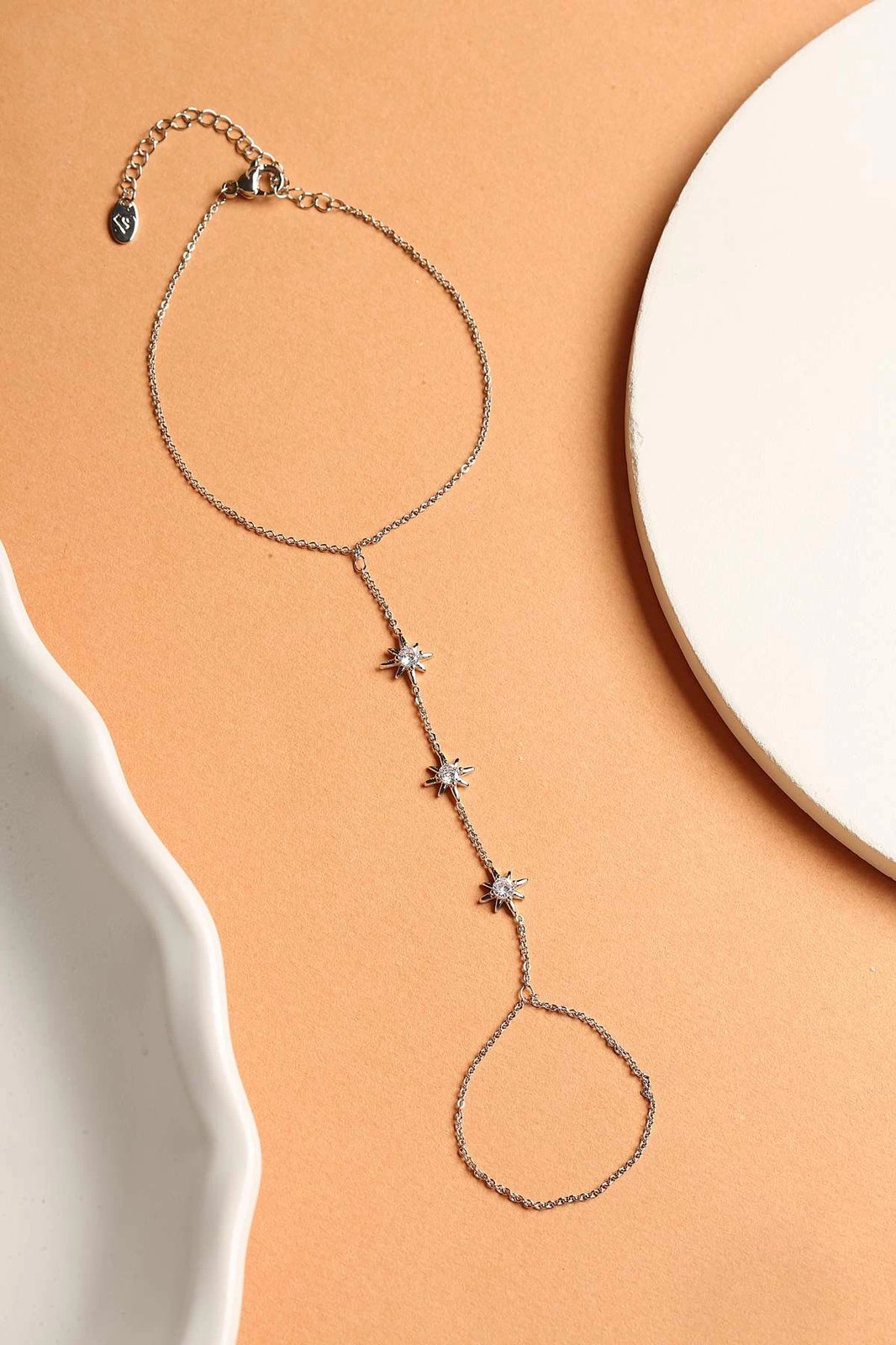 Zinxhir metalik për dorë, ngjyrë argjendi, ELKGC68541G