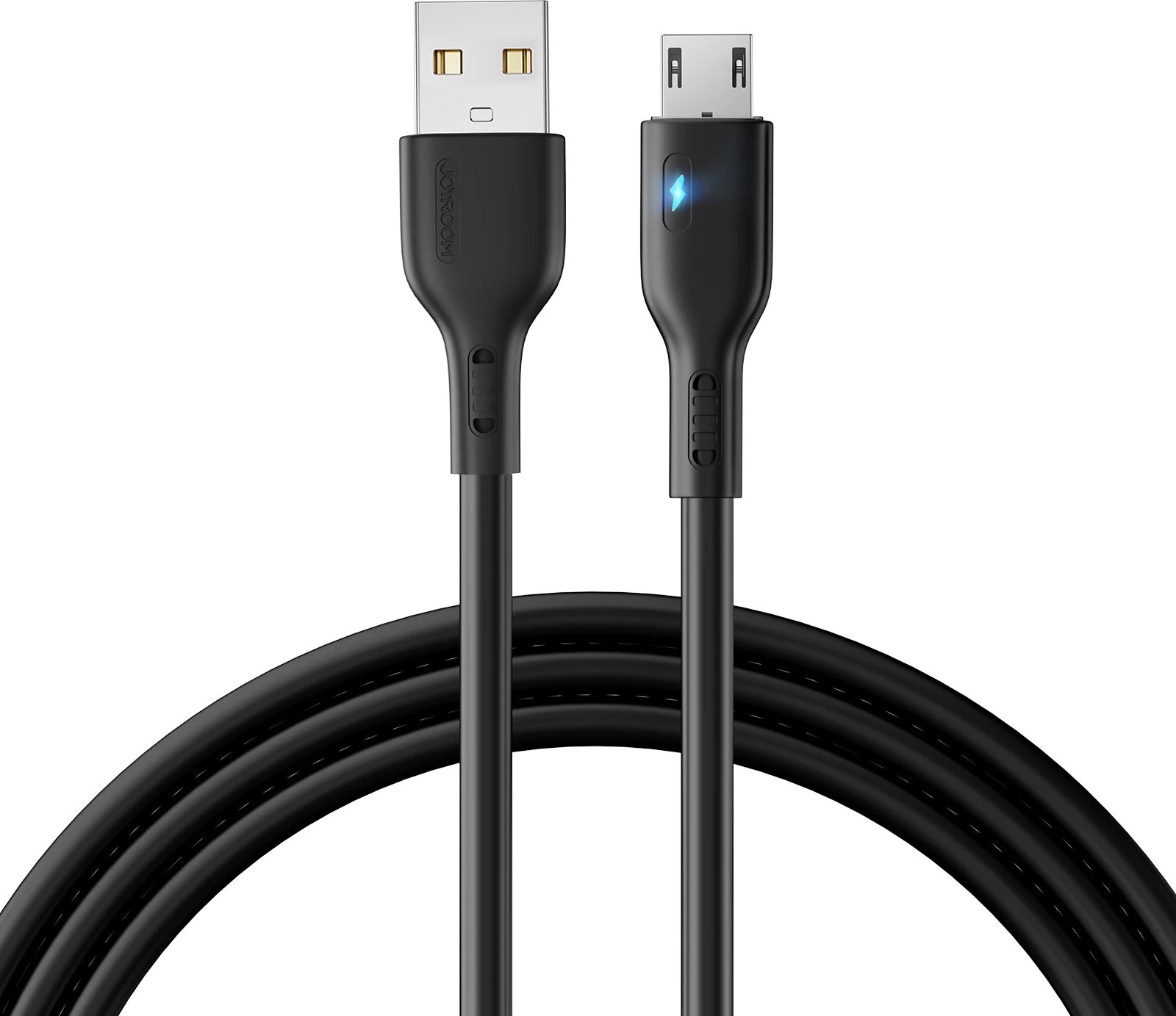 Kabllo Joyroom Premium Series A13, USB-A në micro USB, 2m, 2.4A, e zezë