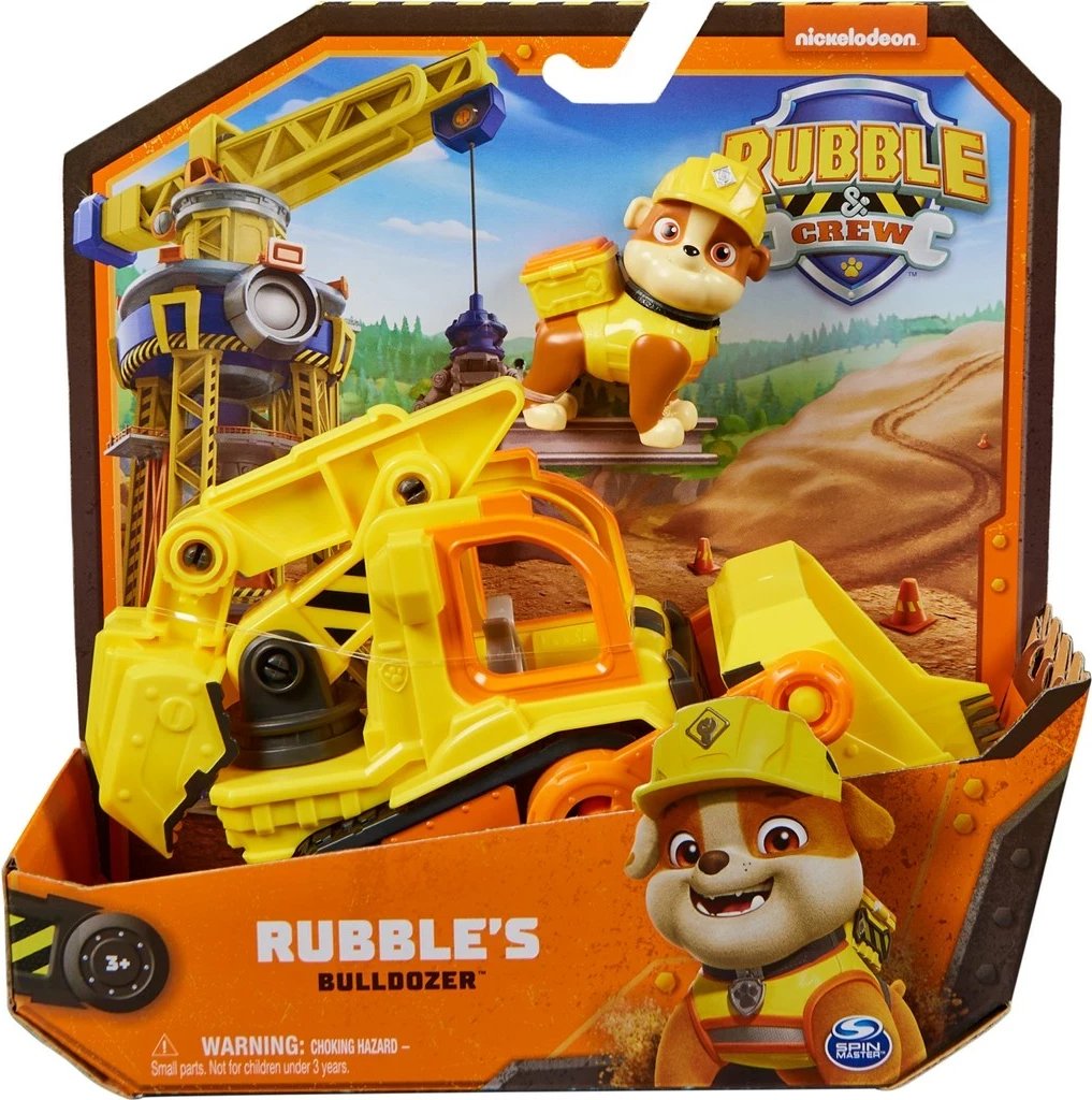 Buldozer lodër SPIN MASTER Rubble & Crew, Portokalli