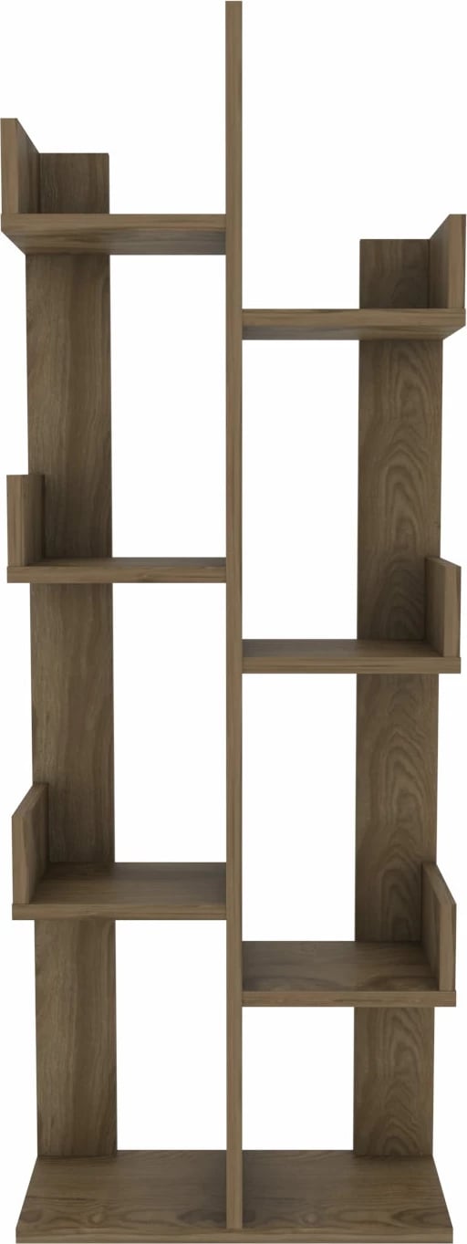 Raft librash Skye Decor, ngjyrë lisi Oud Oak, Luisa