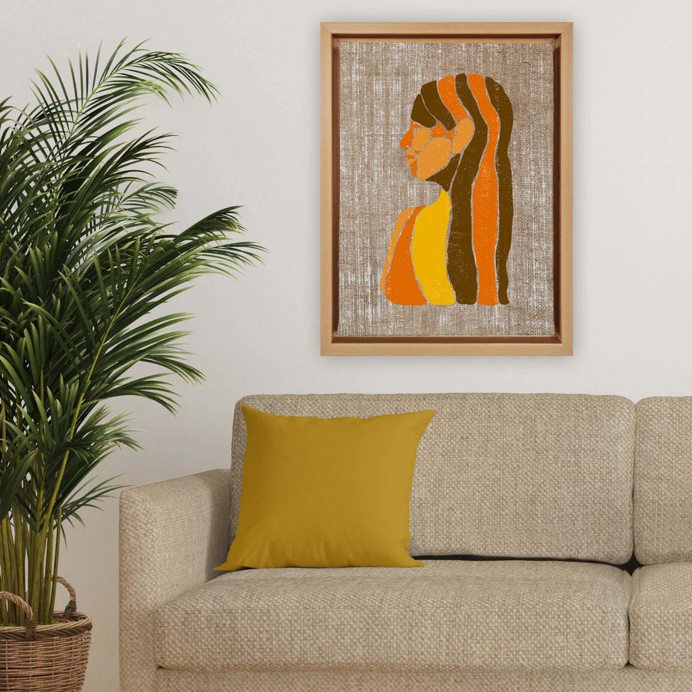 Pikturë dekorative në kanavacë, shumëngjyrëshe, Wallity, LNJ919282282463 - 96136, 96x136cm