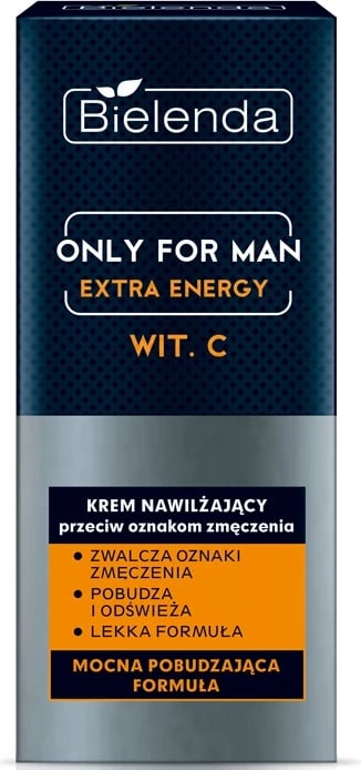 Krem hidratues për meshkuj Bielenda Only For Man Extra Energy, 50ml