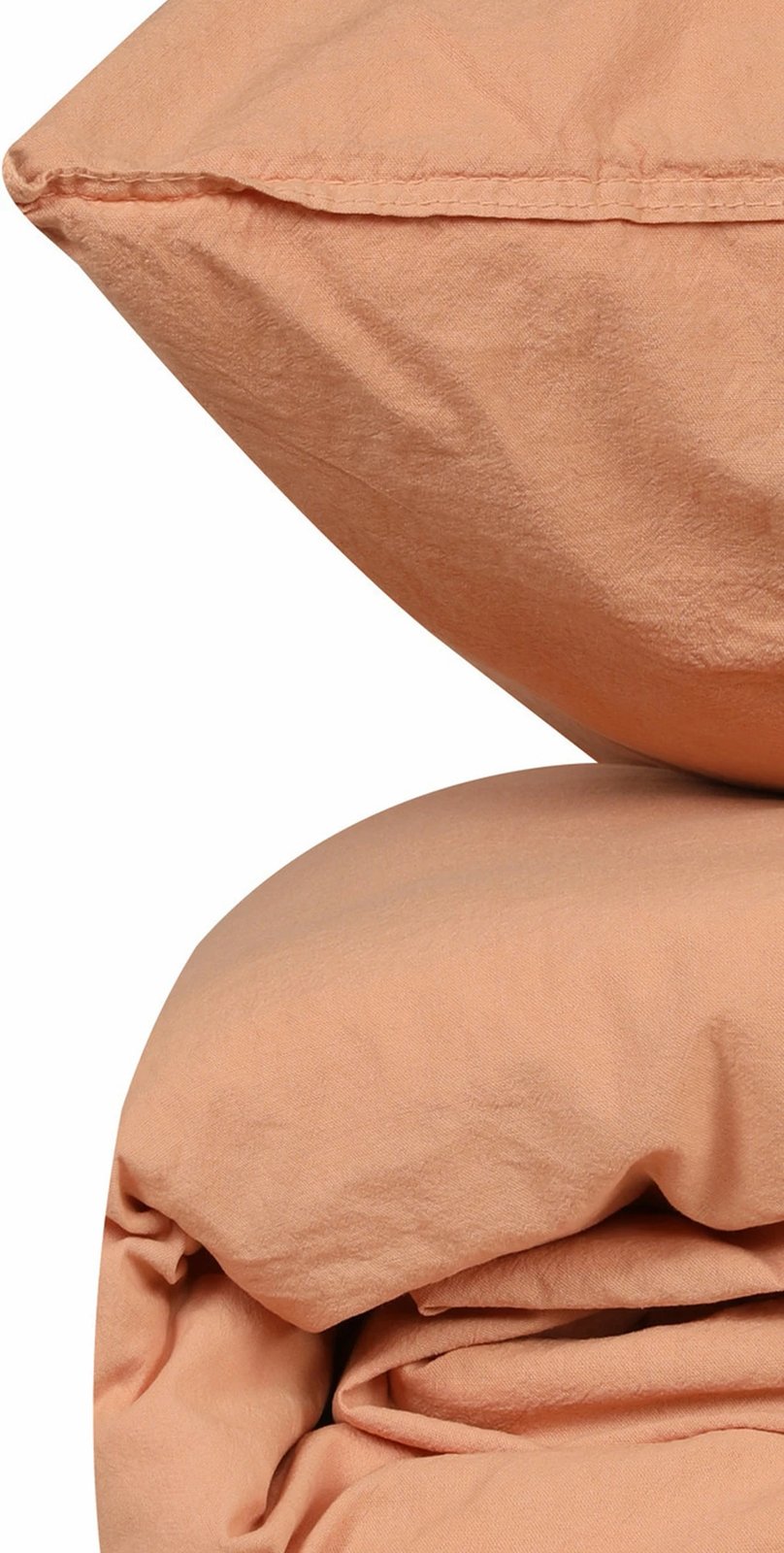 Set mbulesë për jorgan, një person, ngjyrë toast, L'essentiel, stonewashed