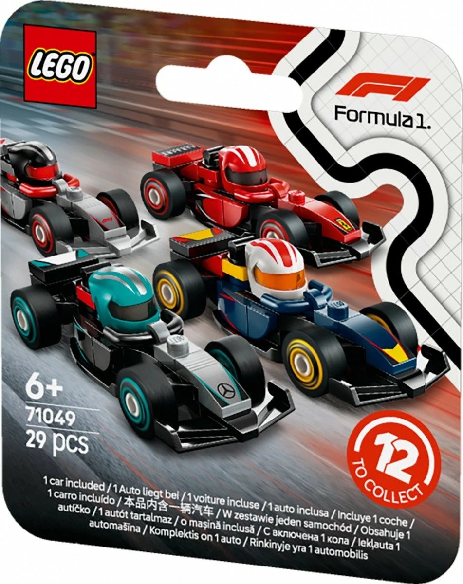Set LEGO Collector's F1 Race Car 71049, 36 copë, plastikë, shumëngjyrëshe