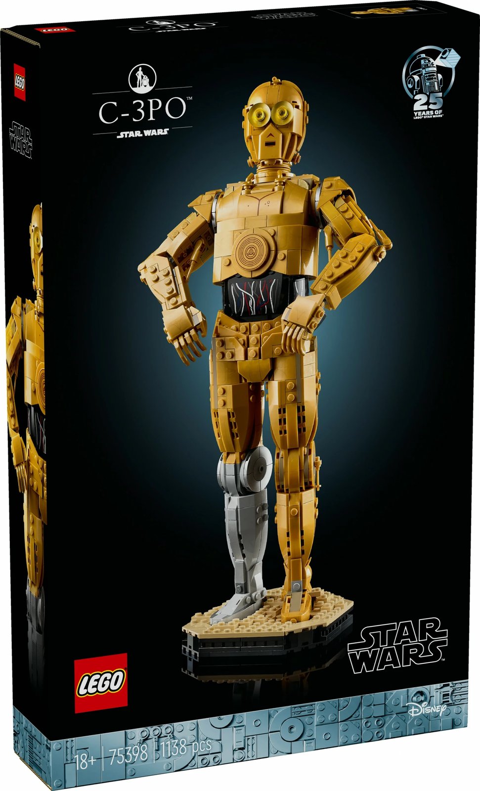 Set ndërtimi LEGO Star Wars C-3PO 75398, 1138 pjesë, multikolor