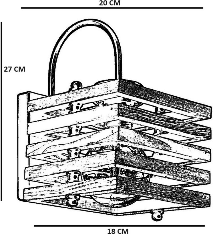Llambë muri Opviq, dru arre, Avni - 8456-1CP