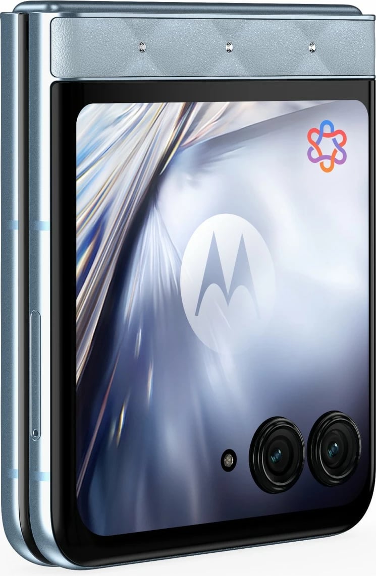 Celular Motorola razr60 + kufje Buds Loop, Swarovski Edition, blu Celular Motorola razr60 + kufje Buds Loop, Swarovski Edition, blu