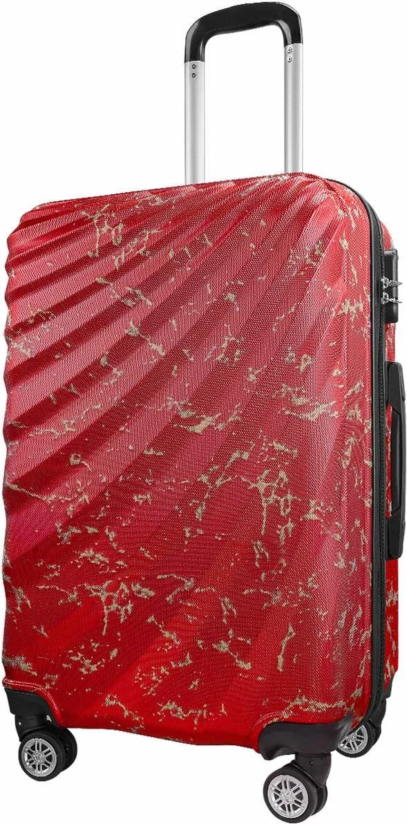Valixhe udhëtimi e mesme, ngjyrë e kuqe, Zoozie Bags, Wexta Wx-300