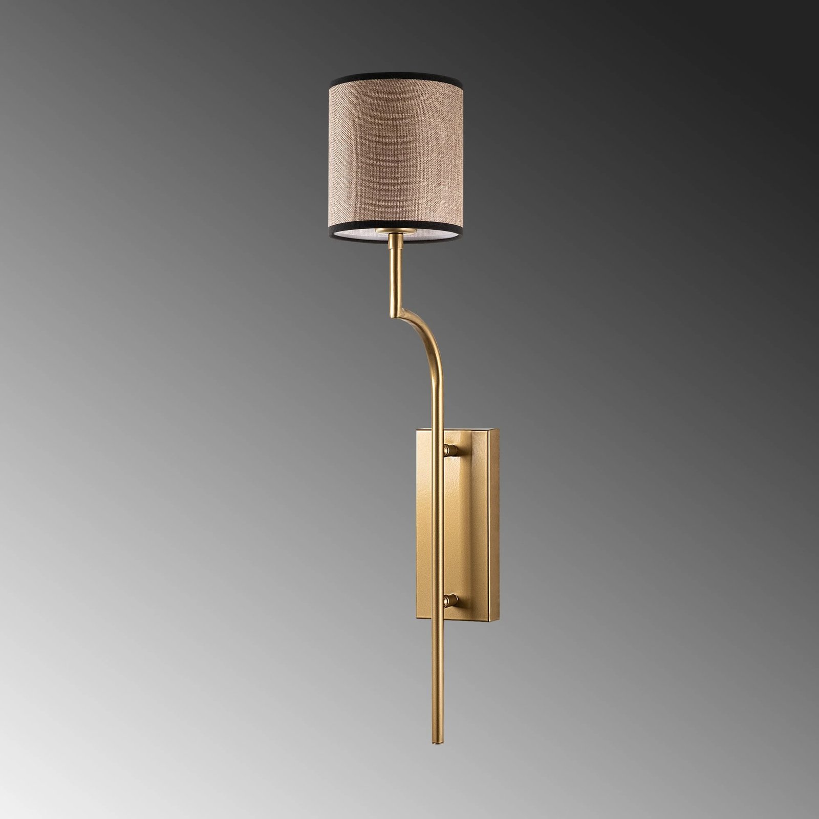 Llambë muri Opviq, Lumora - 15339, ngjyrë ari dhe kafe e çelët