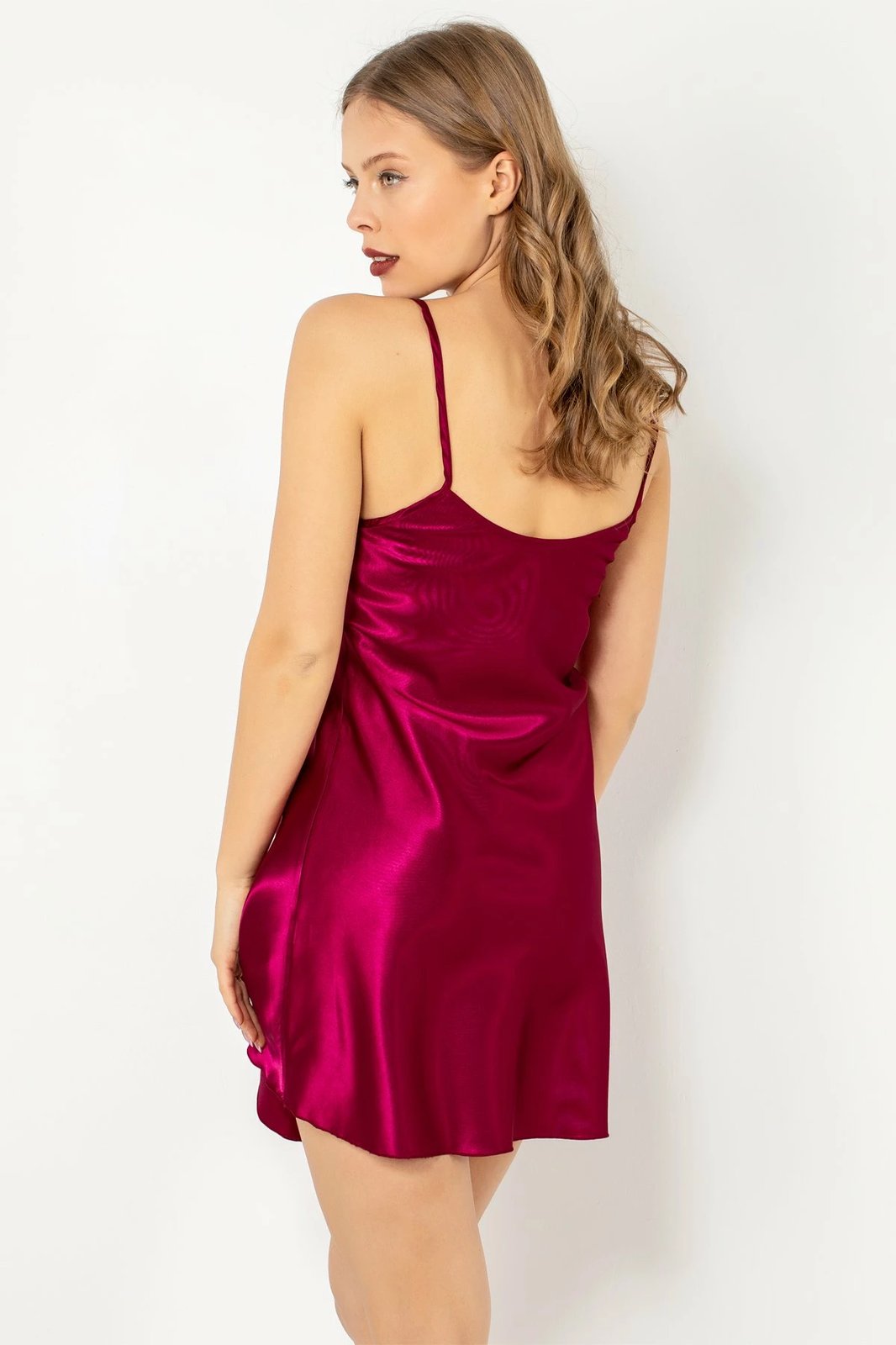 Këmishë nate Jumeon, ngjyrë e kuqe Claret, 002-000917