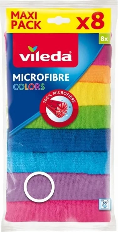 Leckë pastrimi Vileda Microfiber, 8 copë