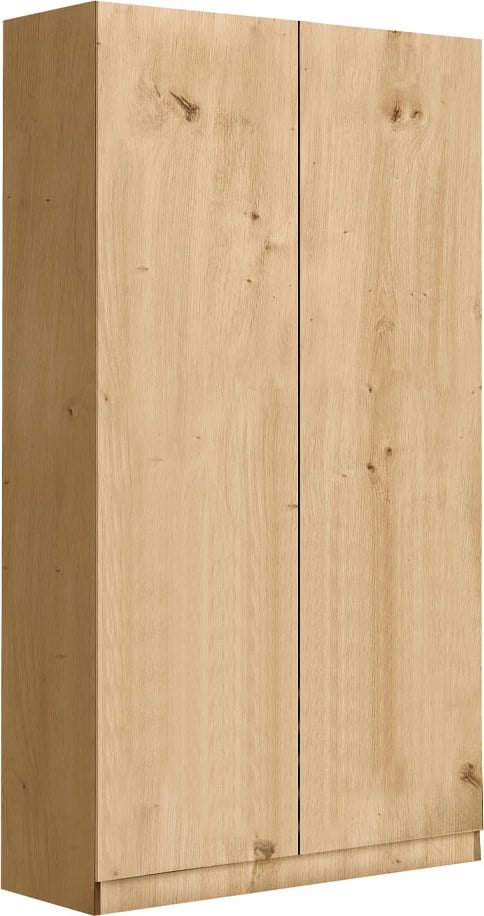 Dollap dy dyer, ngjyrë lisi artizan, 100x52x200 cm