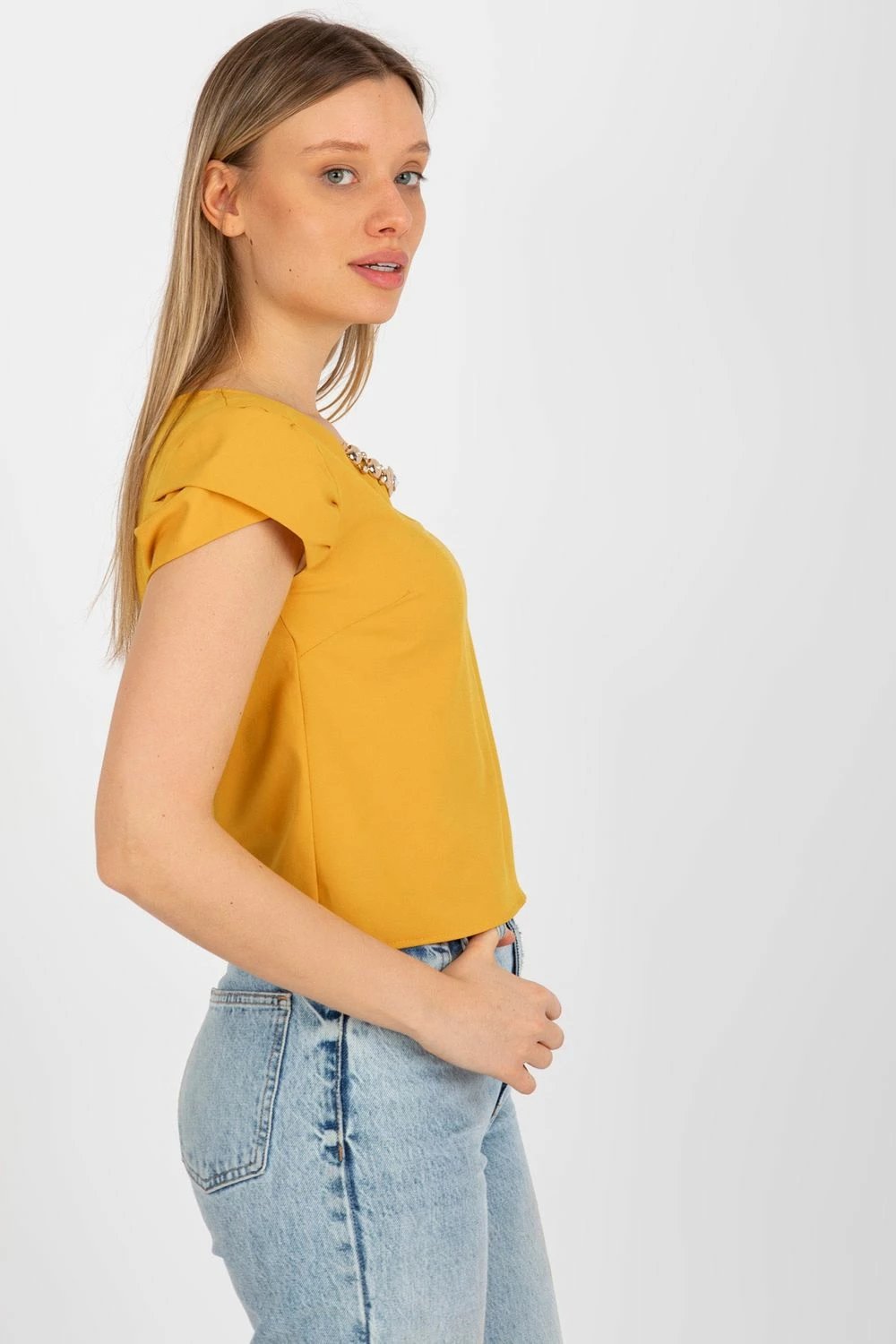 Bluzë Lakerta model 182276, e verdhë