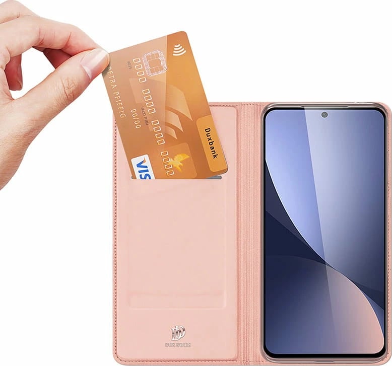 Mbështjellës Dux Ducis Skin Pro për Xiaomi Redmi 12/12R, rozë