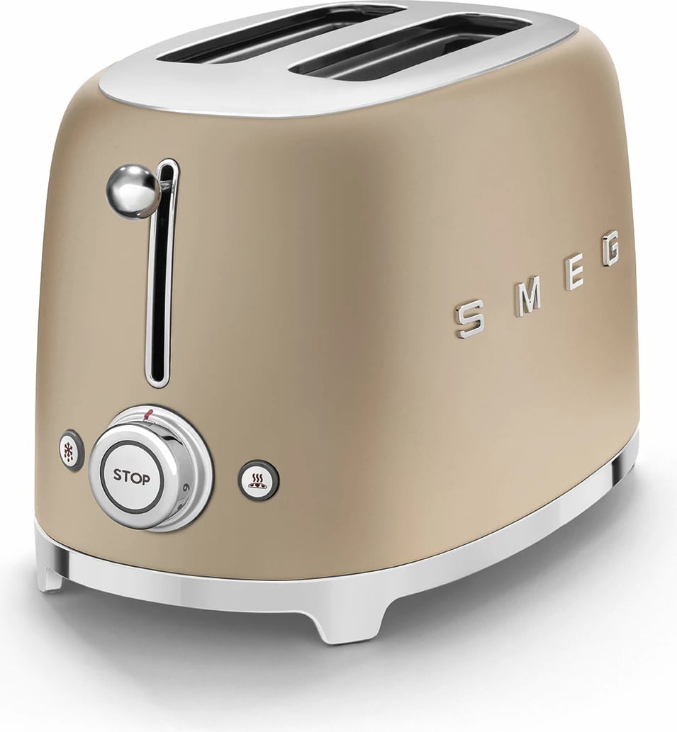 Thekëse buke SMEG TSF01CHMEU, bezhë
