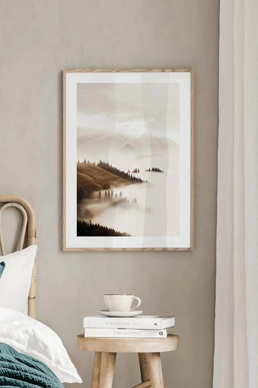 Pikturë dekorative me kornizë, Wallity, Tekhamcerceve130, shumëngjyrëshe, 33x48cm