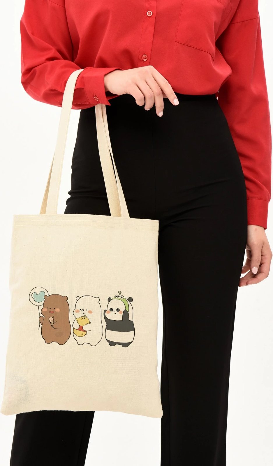 Çantë tote Zoozie Bags, krem, 1021