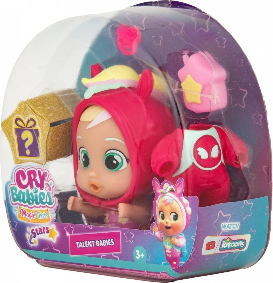Kukull Cry Babies Magic Tears Di Stars Talent, Tm Toys, IMC916135, për vajza, plastikë, rozë Kukull Cry Babies Magic Tears Di Stars Talent, Tm Toys, IMC916135, për vajza, plastikë, rozë