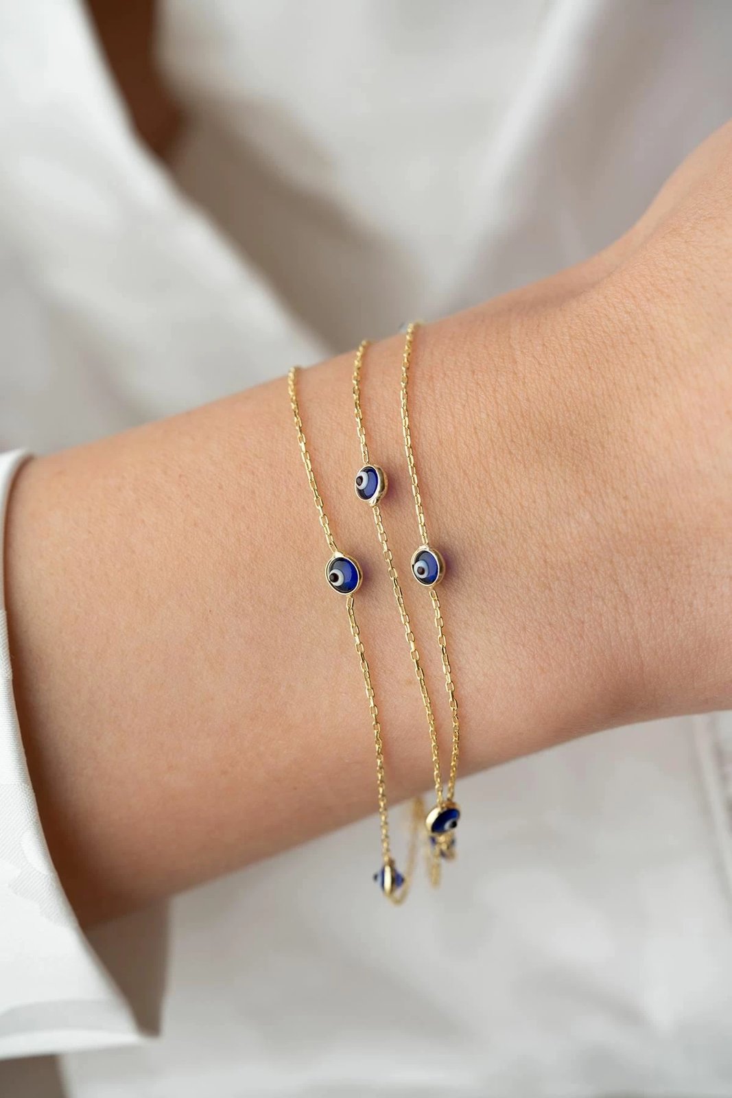 Byzylyk argjendi Jumeon, ngjyrë ari dhe kaltër, NRZ1000348