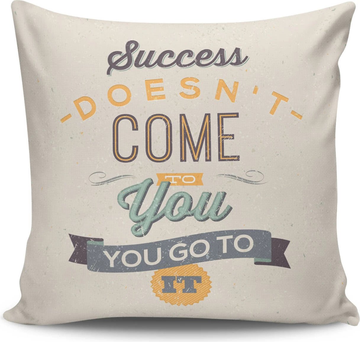 Jastëk dekorativ Aberto Design, NKRLNT-034, shumëngjyrësh, 43x43cm