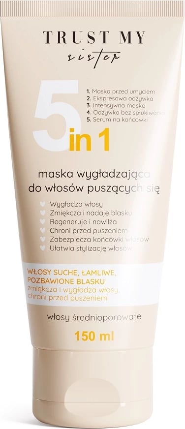 Maskë për flokë për femra Trust My Sister 5in1 Mask 150ml