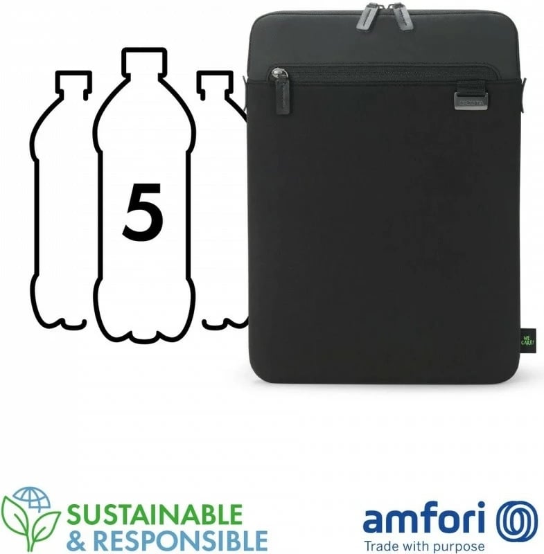 Mbështjellës notebooku DICOTA FIVE D3250501 13 inç neopren zi