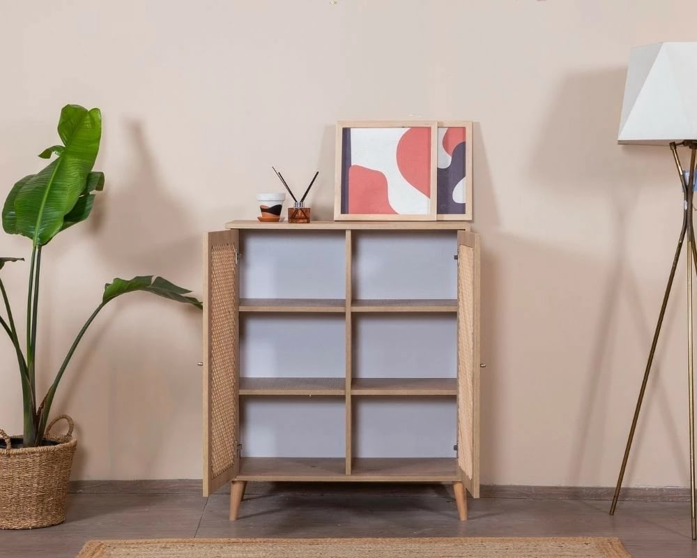 Komodë anësore Skye Decor, ngjyrë lisi