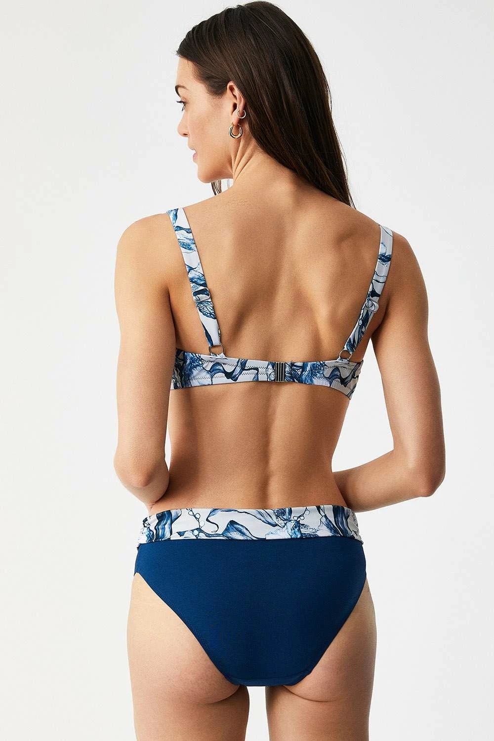 Set bikini (2 pjesë), ngjyrë e kaltër e errët, Jumeon, Angela