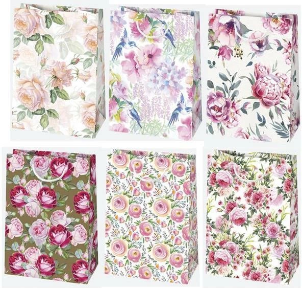 Qese letre NEXT me lule, H40x29x12 cm