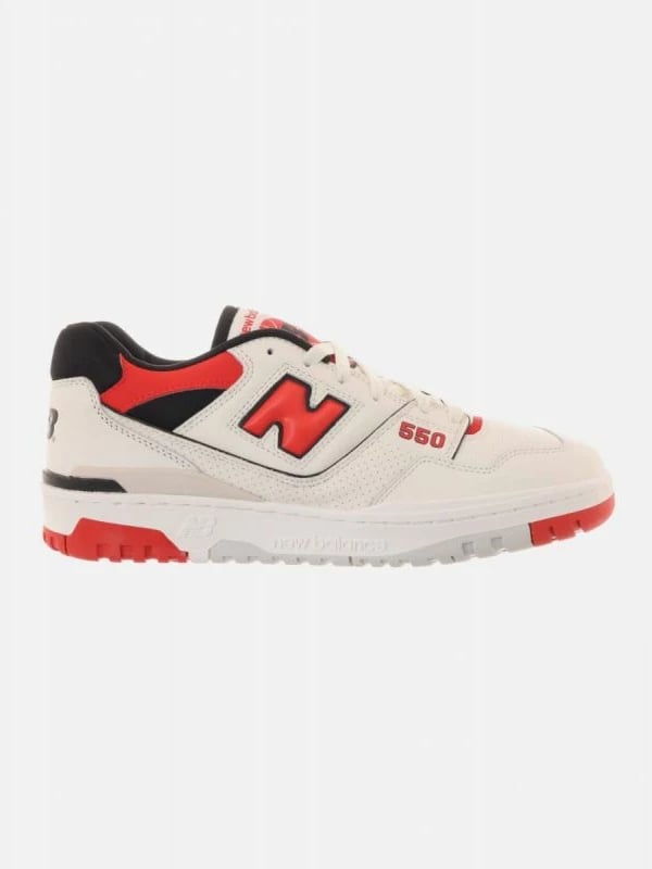Atlete për basketboll New Balance 550 për meshkuj, të bardha