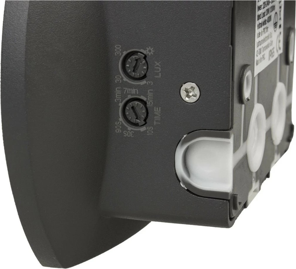 Aplikë muri LED, Maclean MCE366, 20W 1600lm IP65 4000K, gri