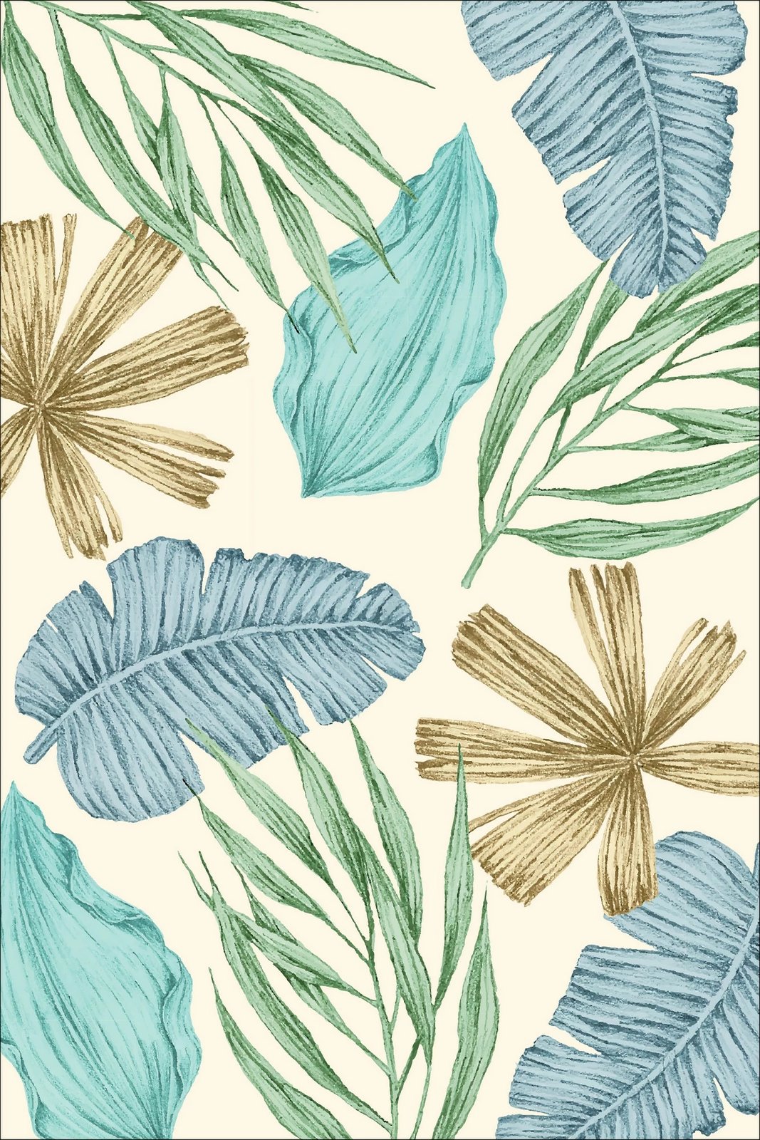 Set tapetash për banjo, shumëngjyrëshe, Mijolnir CT-5329, 2 copë