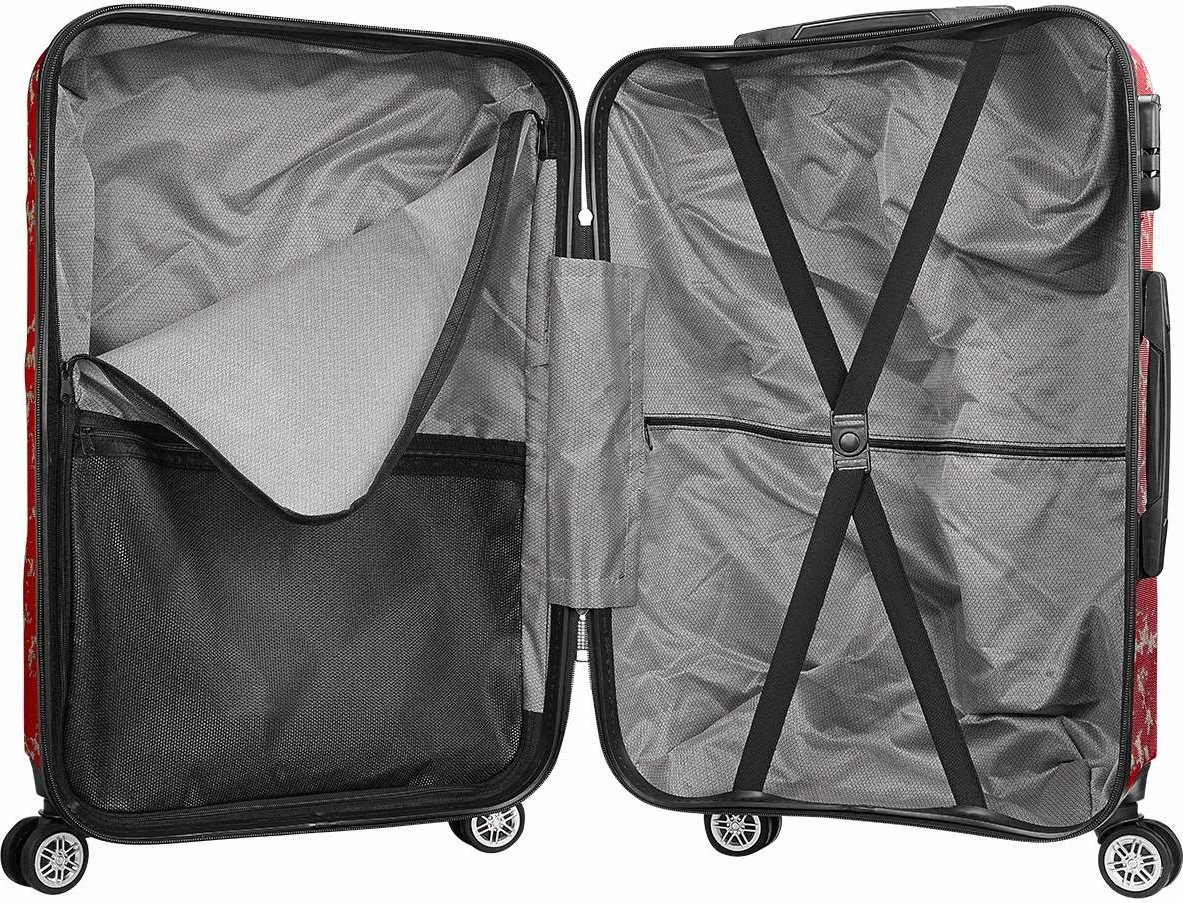 Valixhe udhëtimi e mesme, ngjyrë e kuqe, Zoozie Bags, Wexta Wx-300