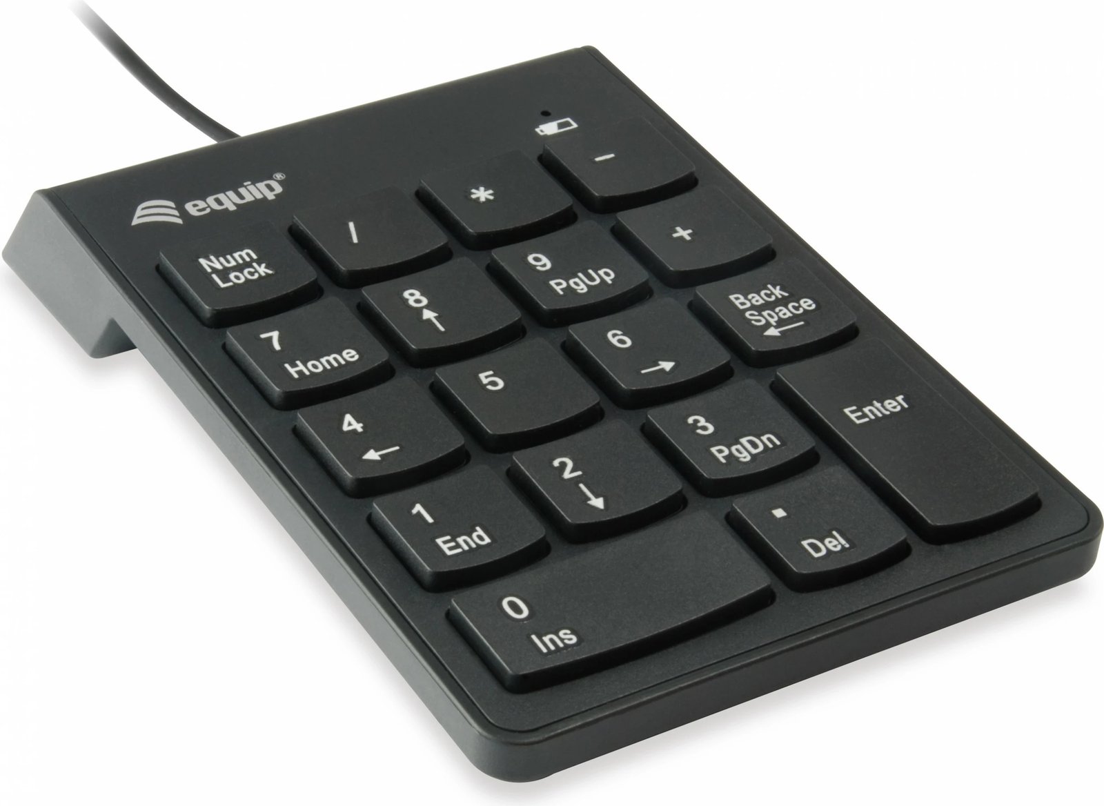 Tastierë numerike EQUIP USB, 18 taste, 1.35m, e zezë