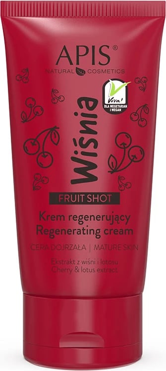 Krem fytyre për femra APIS Fruit Shot Regenerating Cherry Cream 50ml
