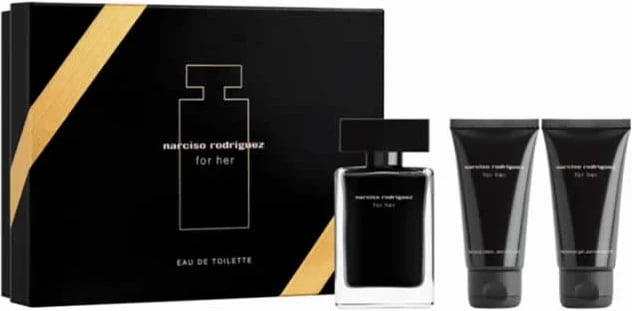 Set Eau de Toilette për femra Narciso Rodriguez For Her, 50ml, 3 copë