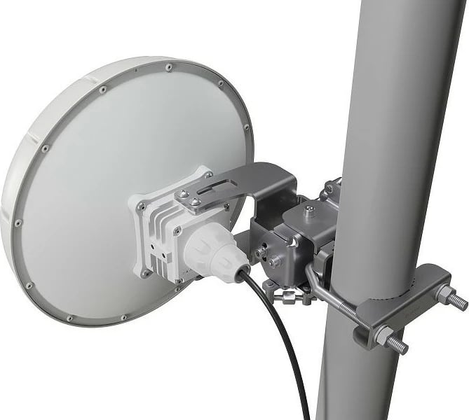 Pajisje wireless MikroTik Wire nRAY, 2000 Mbit/s, 1500 m, 55 dBm, AES, 24 V, e bardhë