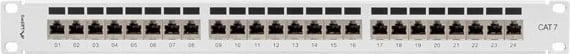 Patchpanel Lanberg PPS7-1024-S, 24 porta, 1U, CAT 7, Gri