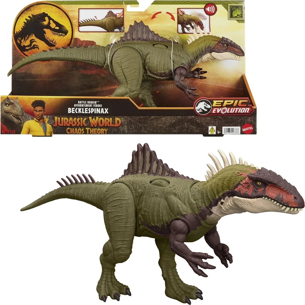 Figurë lodër Jurassic World BATTLE ROARIN' BECKLESPINAX, plastikë, shumëngjyrëshe