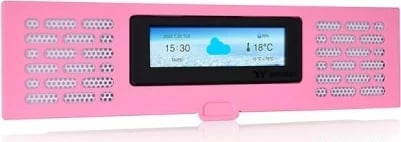Panel LCD Thermaltake për kasë The Tower 200, Bubble Pink