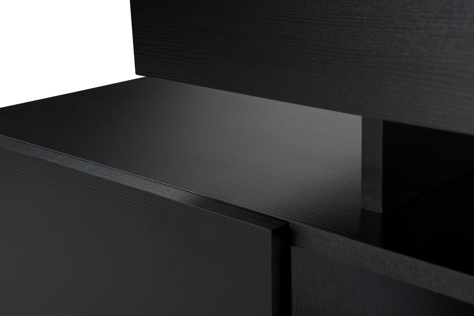 Komodë për TV Hanah Home, Beliz, ngjyrë dru e zezë