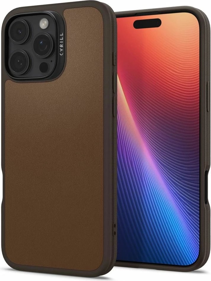 Mbështjellës Spigen Cyrill Kajuk Mag për iPhone 16 Pro Max, Kafe