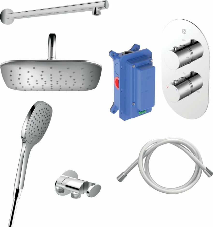 Set tushi i brendshëm me termostat Herz f191